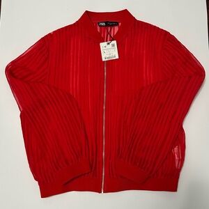 Zara Kids Vibrant Red Jacket